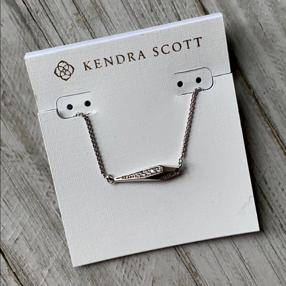 Kendra Scott Jewelry - Kendra Scott Tabitha Necklace Silver CZ NEW